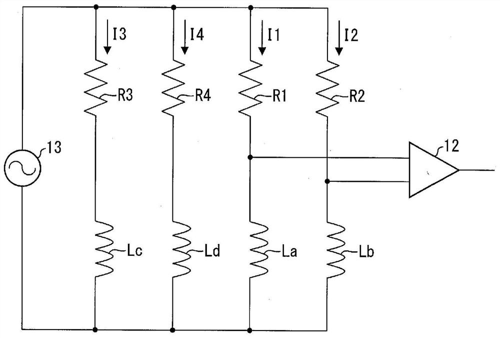 Defect measurement method, defect measurement device and inspection probe