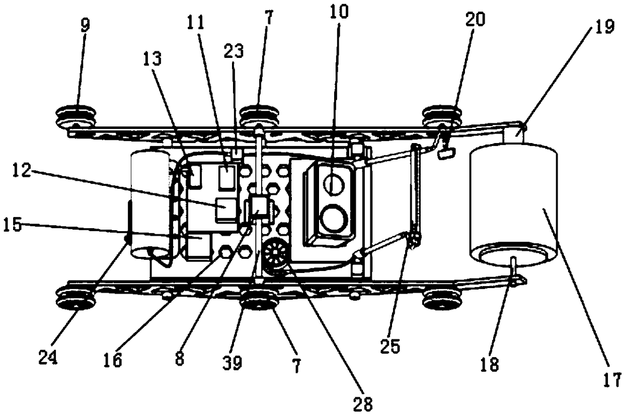 Sling type crack detecting robot