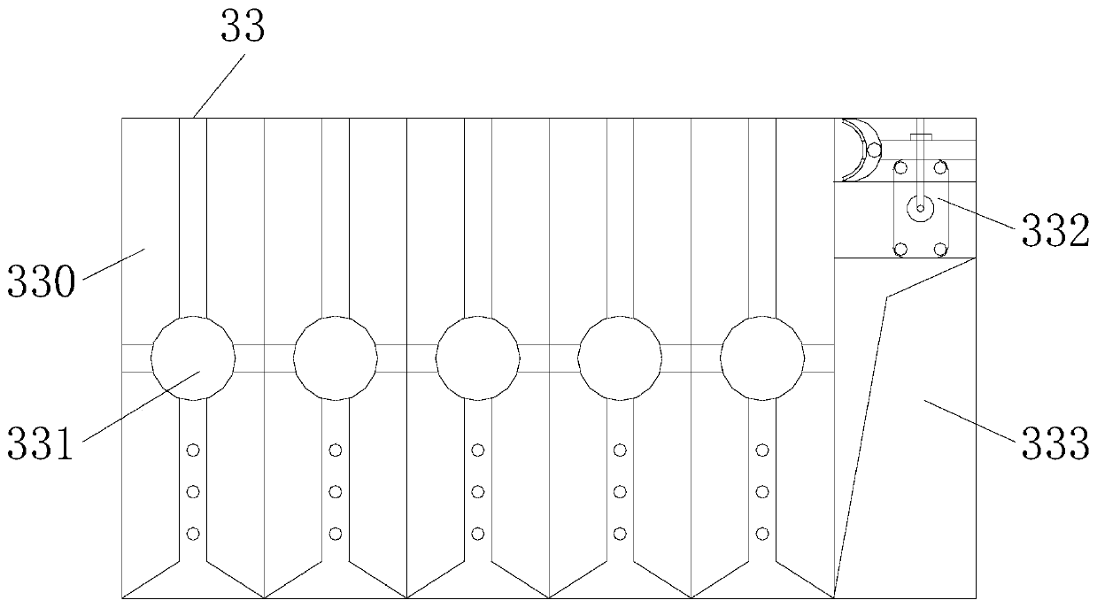 Wafer flow sheet surface flatness detection device capable of avoiding false flaws