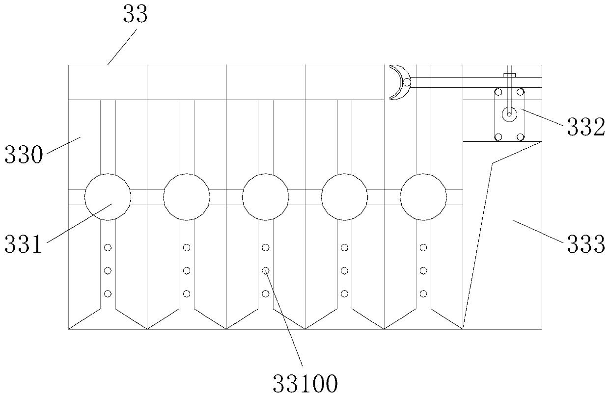 Wafer flow sheet surface flatness detection device capable of avoiding false flaws