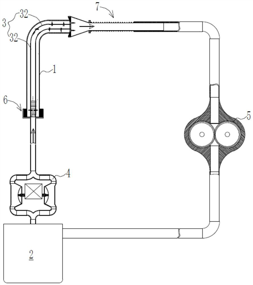 Spraying device and spraying method