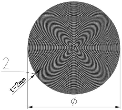 Manufacturing method of artificial dielectric multilayer cylindrical lens