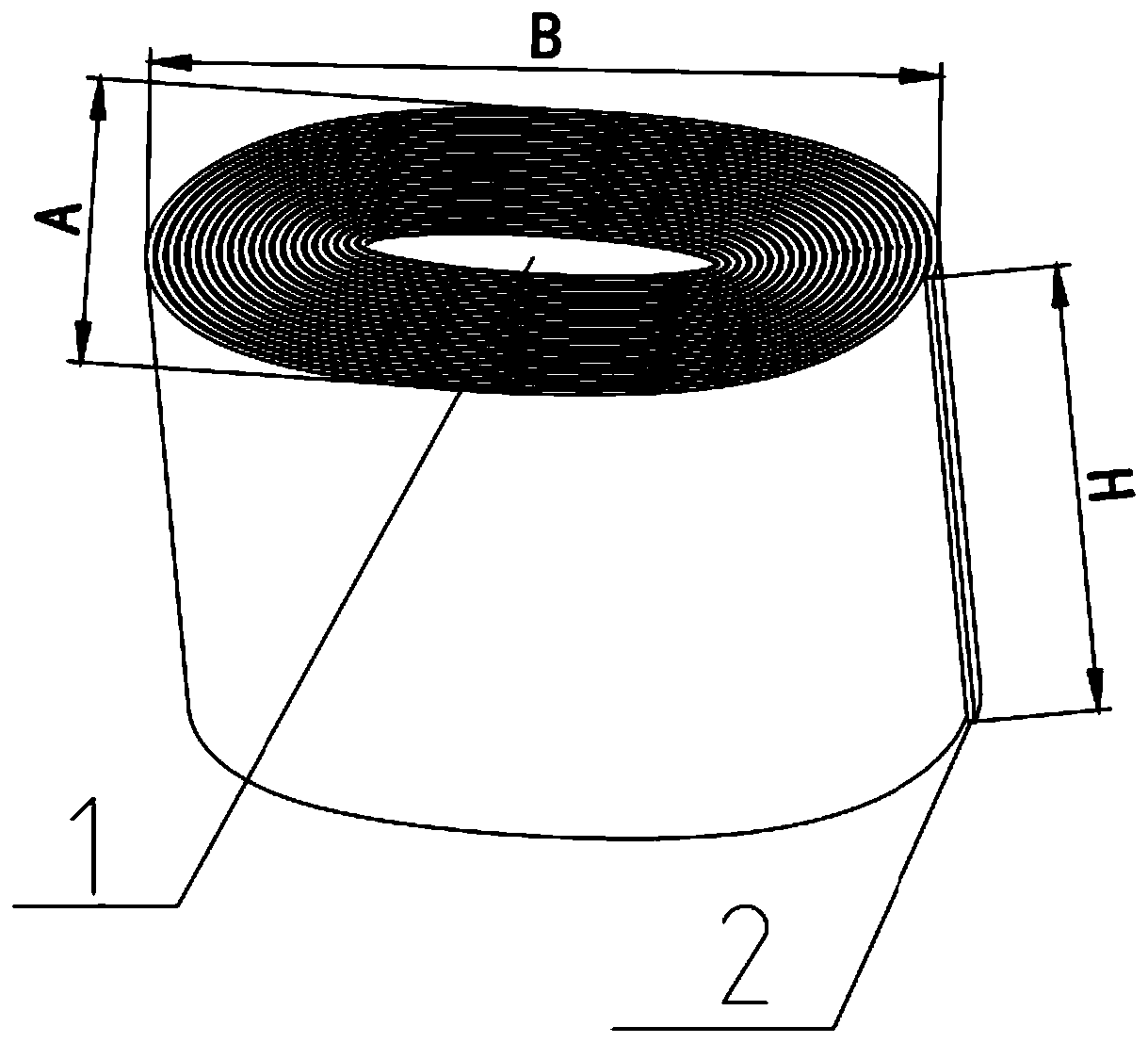 Manufacturing method of artificial dielectric multilayer cylindrical lens