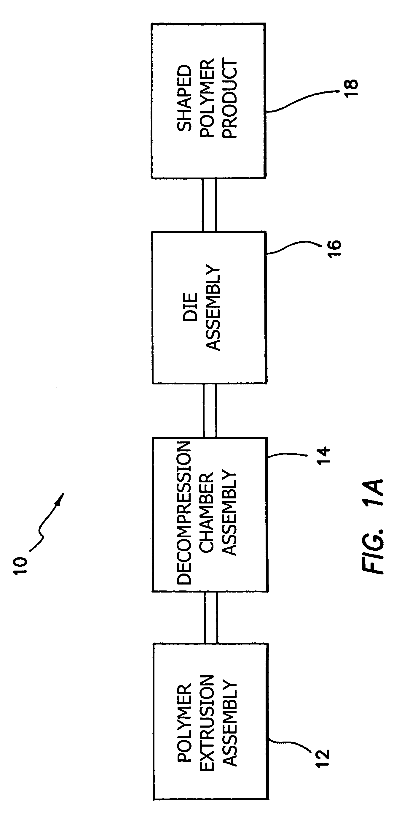 Polymer processing system including decompression chamber and method for using same