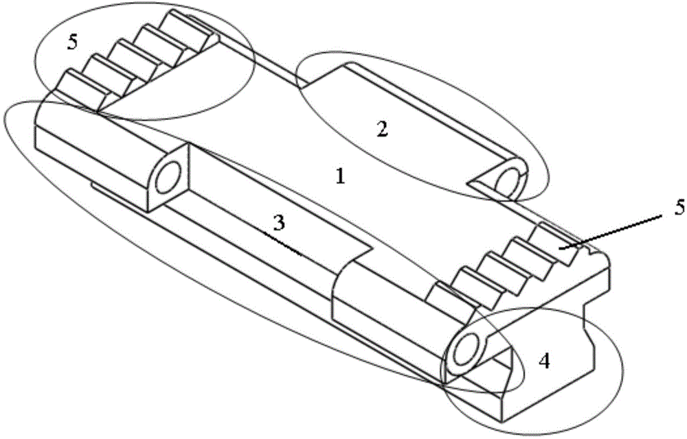 Parallel interlocking chain stretchable device and stretching method