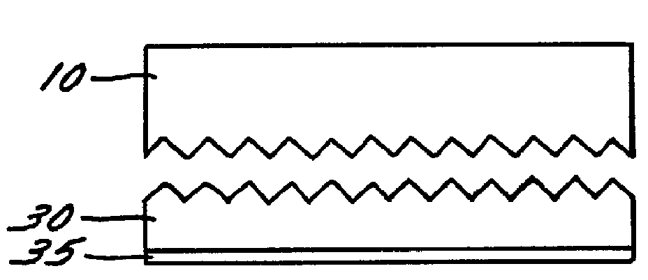 Method of making colored replicas and compositions for use therewith