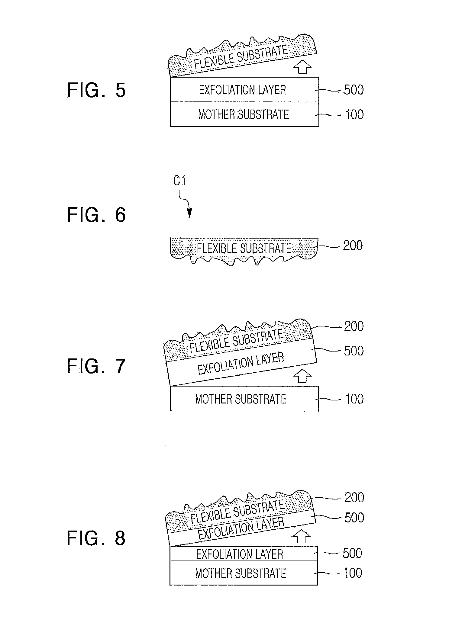 Method for Manufacturing a Flexible Electronic Device Using a Roll-Shaped Motherboard, Flexible Electronic Device, and Flexible Substrate