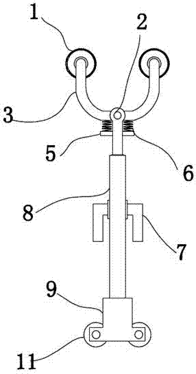 Ceiling painting device for decoration construction