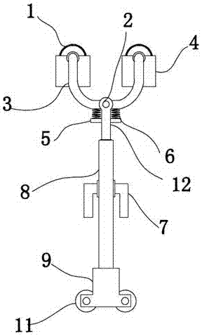 Ceiling painting device for decoration construction