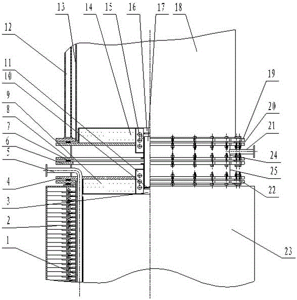 A series furnace device for the reduction distillation production of sponge titanium