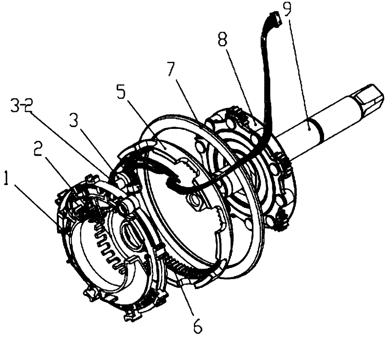 Electric-assisted bicycle axle torque sensor and treadmill frequency sensor system