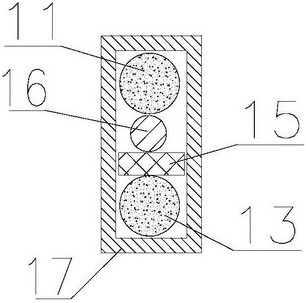 Line type temperature-sensing detection cable