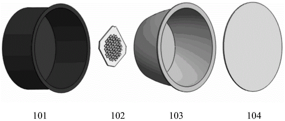 Down light using inner cavity reflector to achieve light distribution and light distribution design method of inner cavity reflector