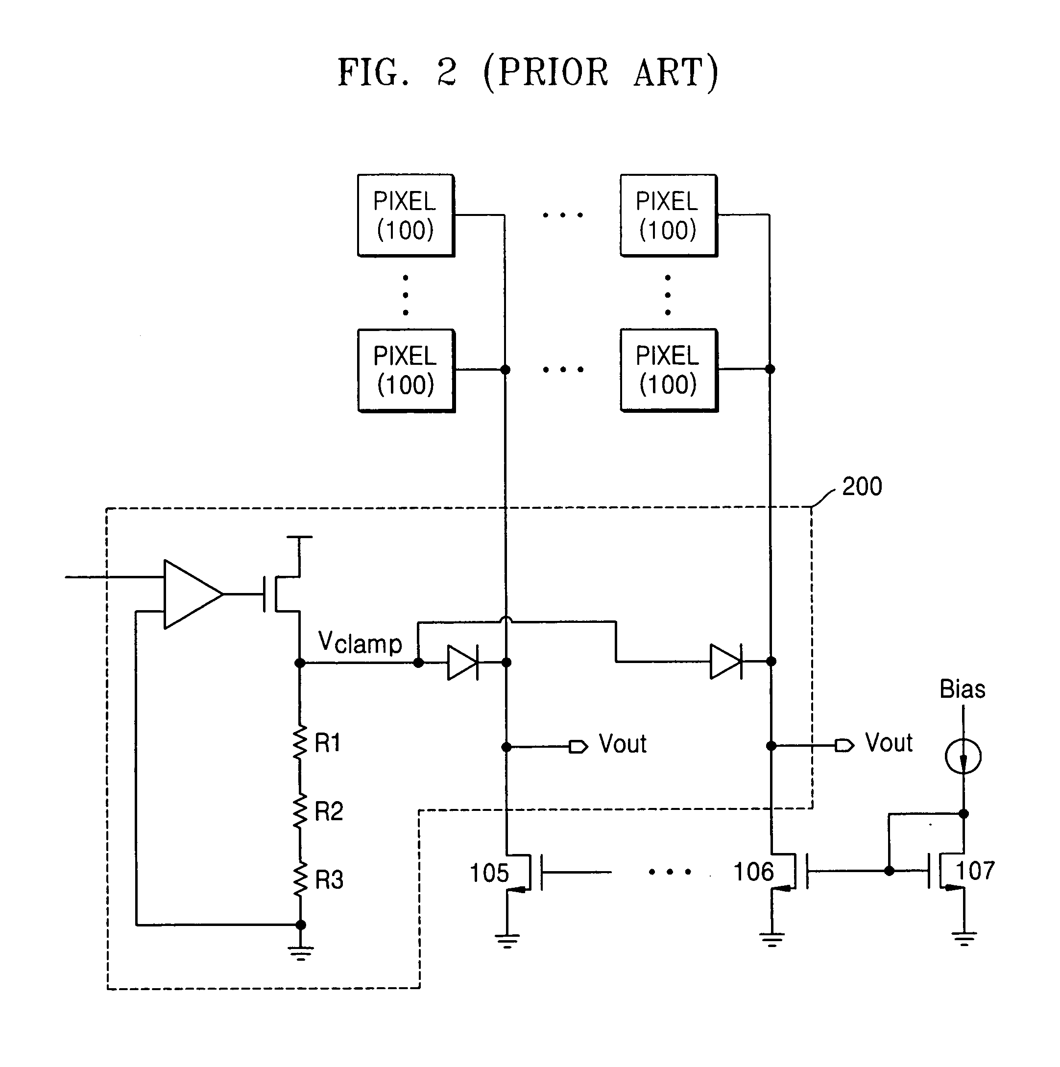 Apparatus and method for clamping reset voltage in image sensor