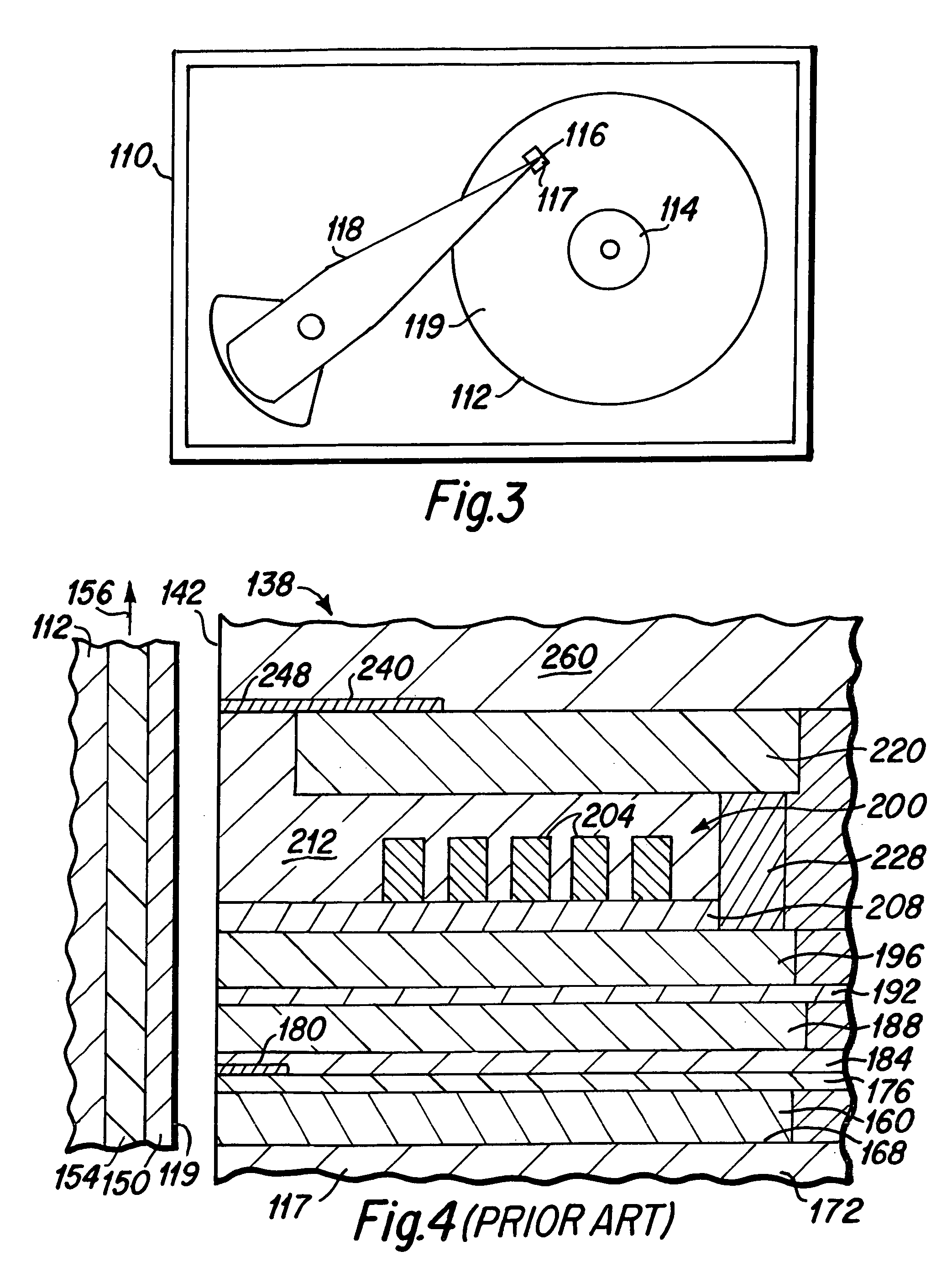 Thermally assisted recording of magnetic using an in-gap optical resonant cavity