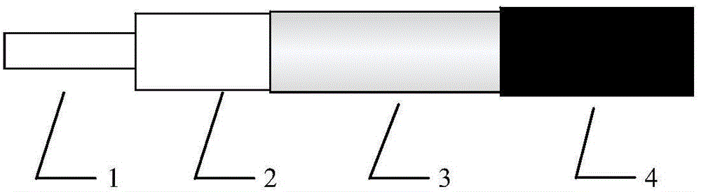 Radio frequency cable with integrated polytetrafluoroethylene insulating surface silver-plating outer conductor, and machining method for radio frequency cable