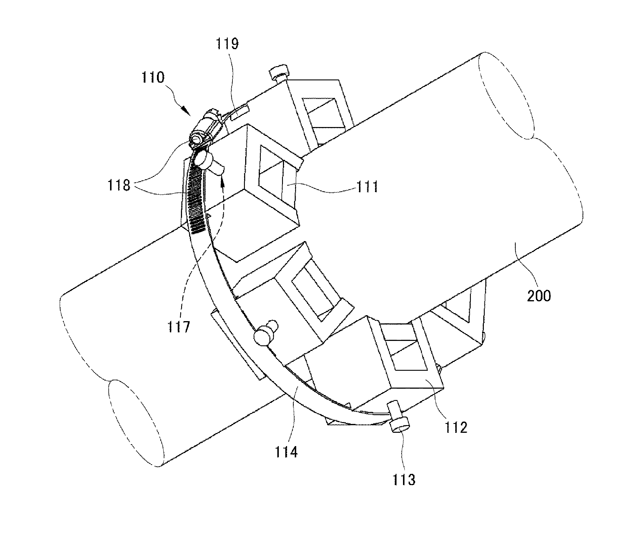 Apparatus and method for measuring the viscosity of a fluid using ultrasonic waves