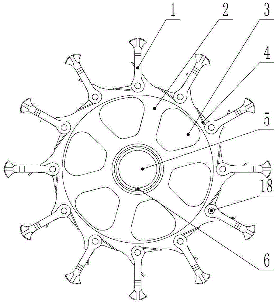 De-icing unit application shovel wheel