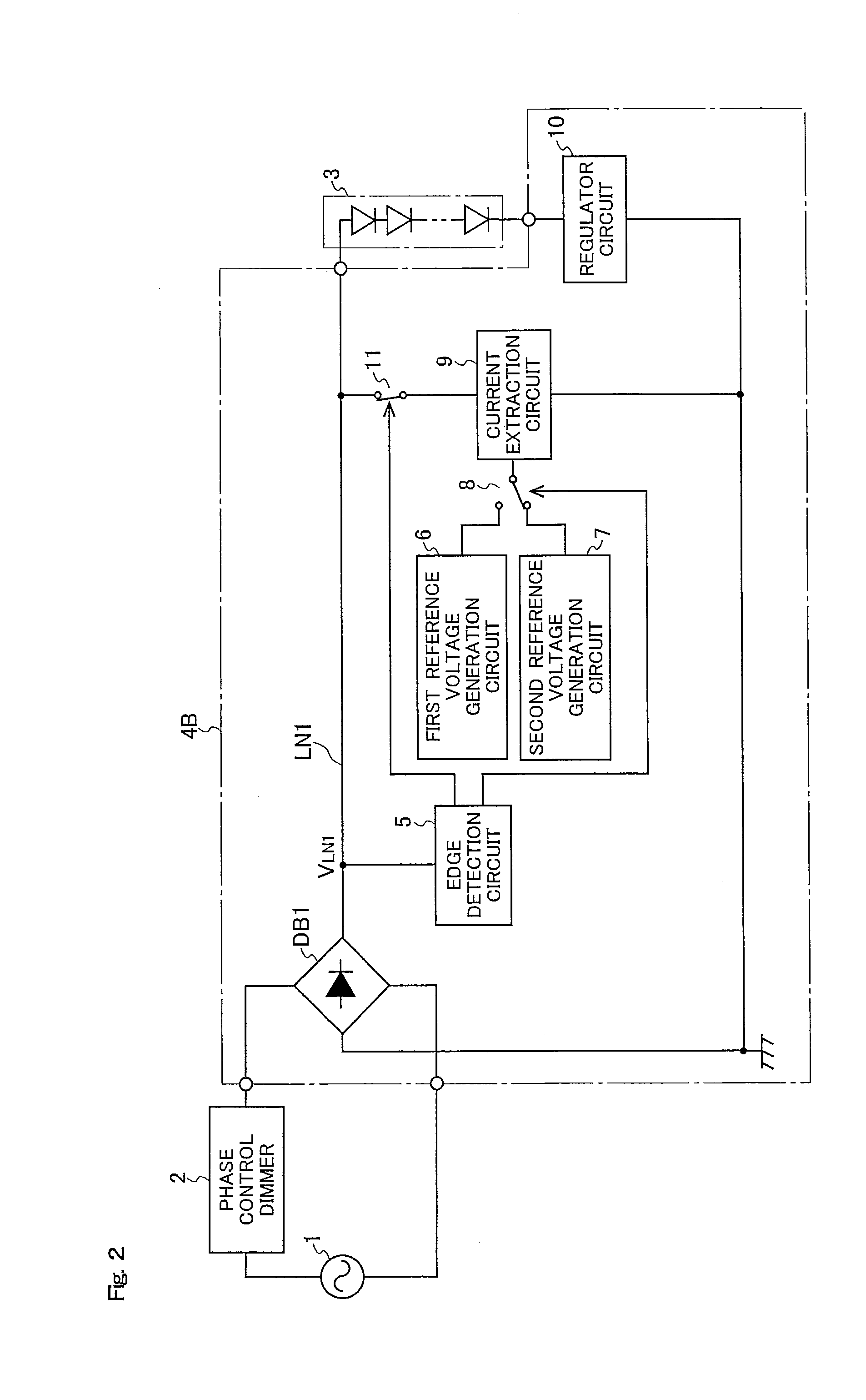 LED drive circuit, LED illumination fixture, LED illumination device, and LED illumination system