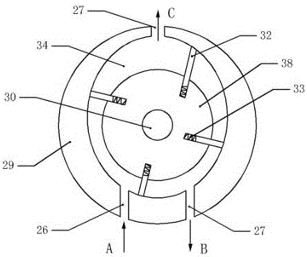 Gear machining and polishing device