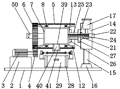 Ball milling equipment for lithium battery material processing