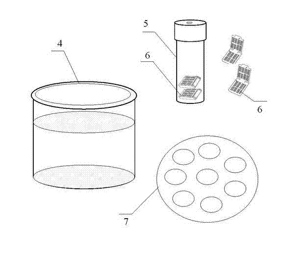 Method for fast flaking paraffin by microwave radiation water bath diathermy and device