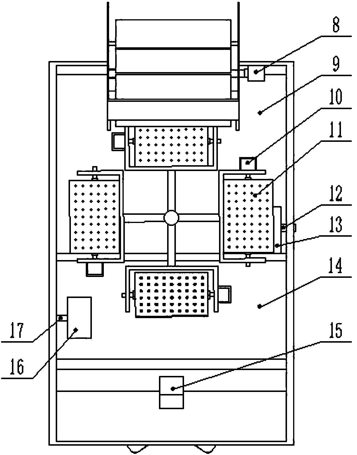 An automatic cleaning ship for floating garbage on the water surface