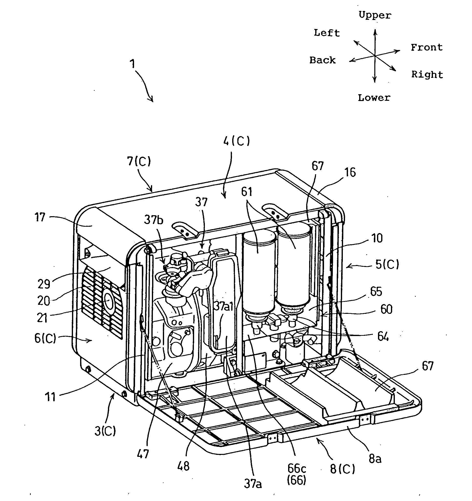 Engine operated generator