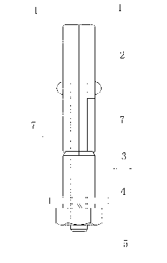 Shear type expansion bolt