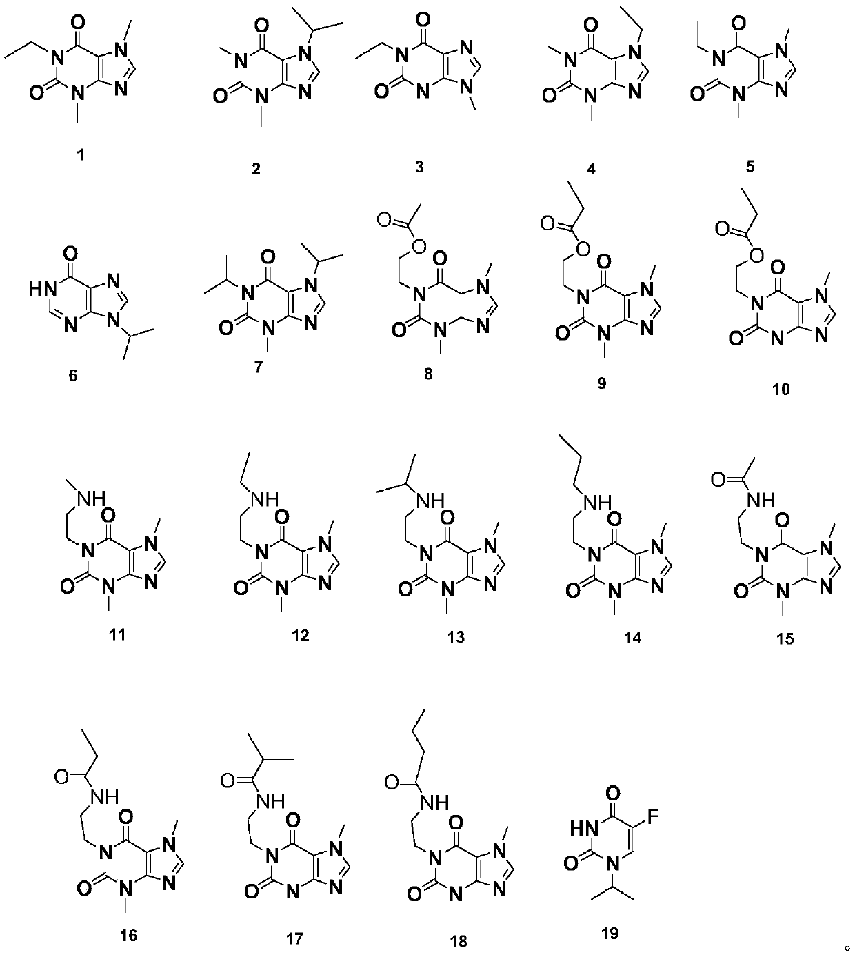 Nucleoside derivative for preventing and treating inflammatory reaction as well as application thereof