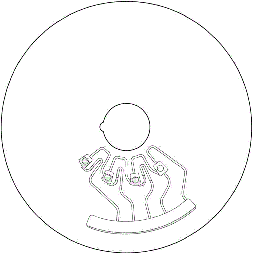 Centrifugal micro-fluidic control chip