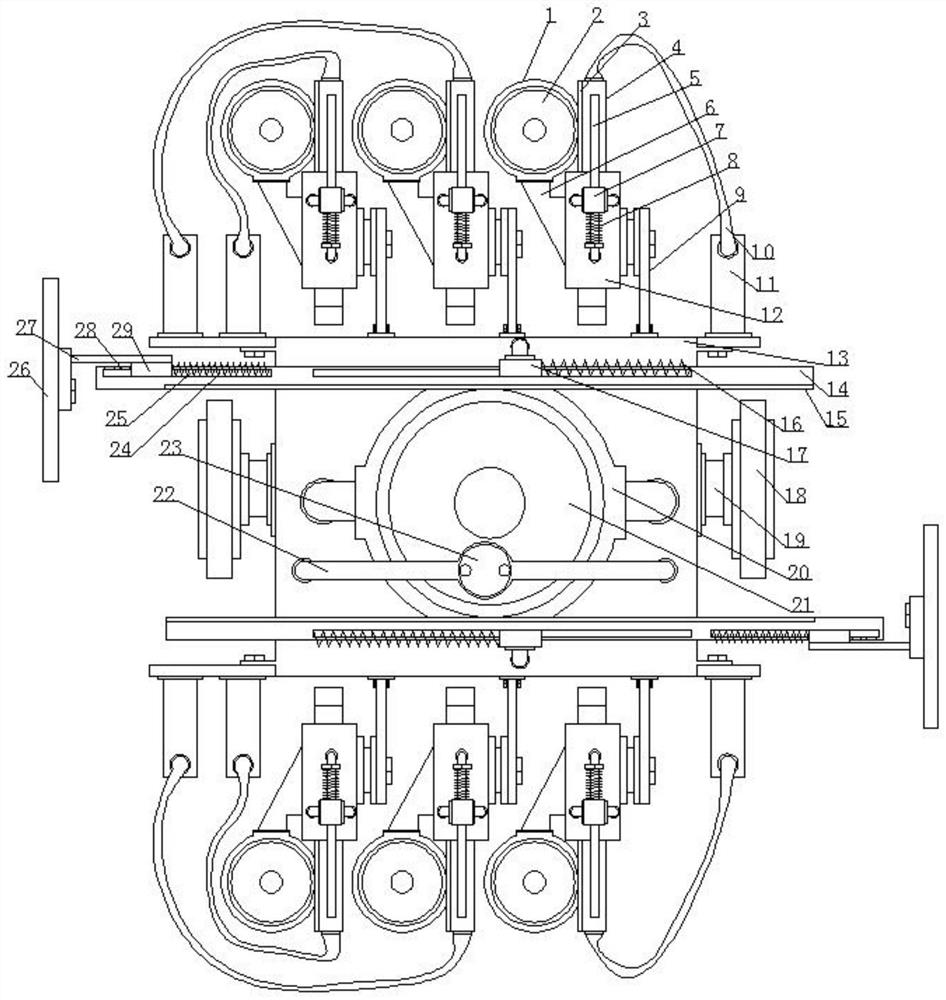 Soil classification sampling device based on crop growth conditions