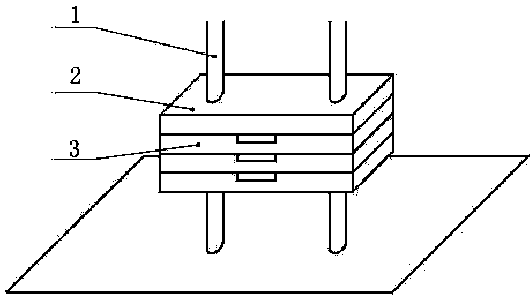 Wire slot mold for multiwire windings