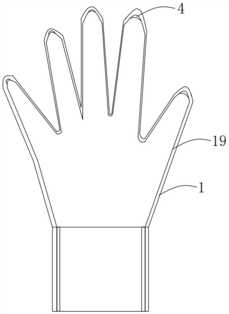 Combined cold-resistant PVC glove and preparation method thereof