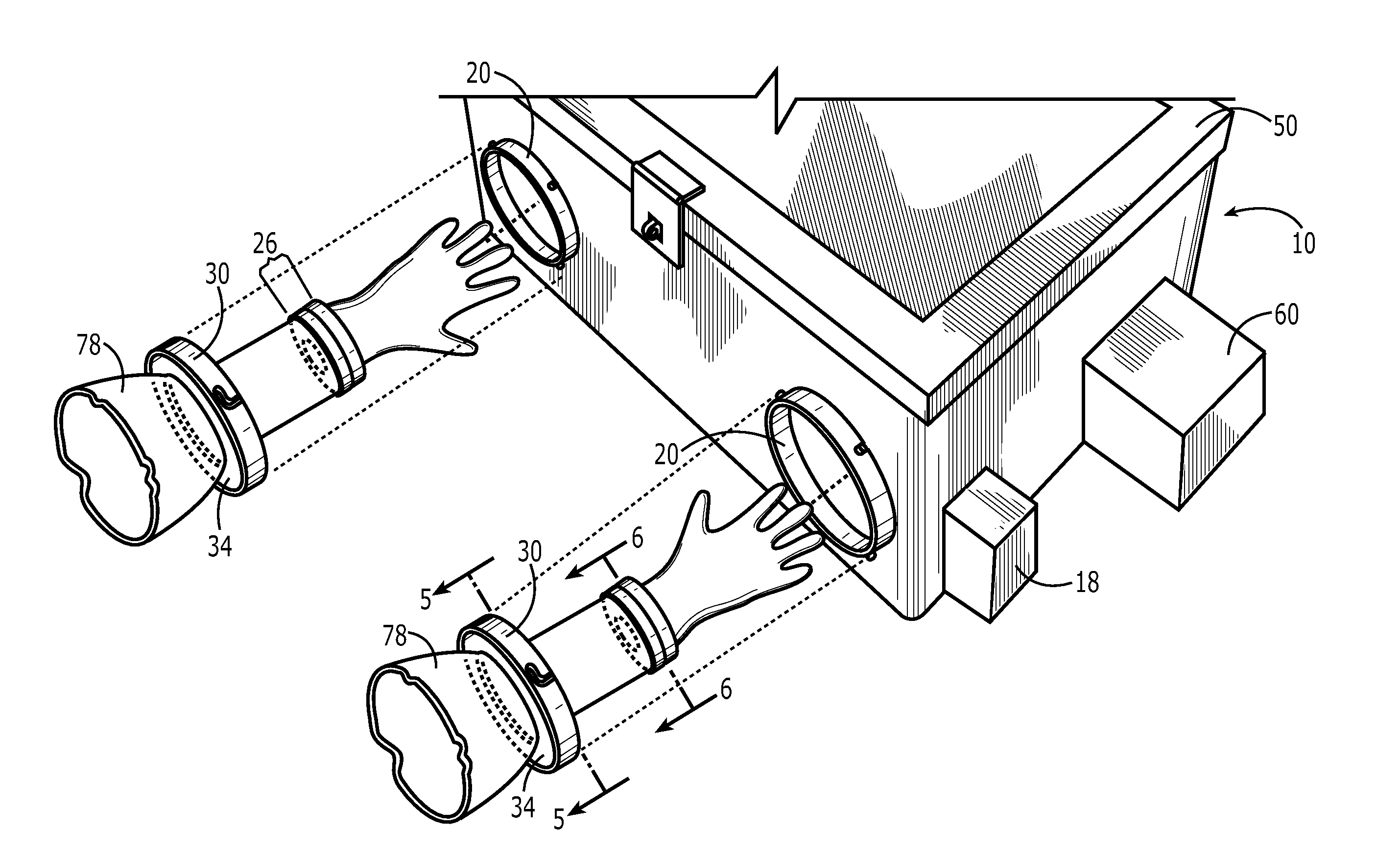 Space-suit matable enclosure providing workspace for astronauts