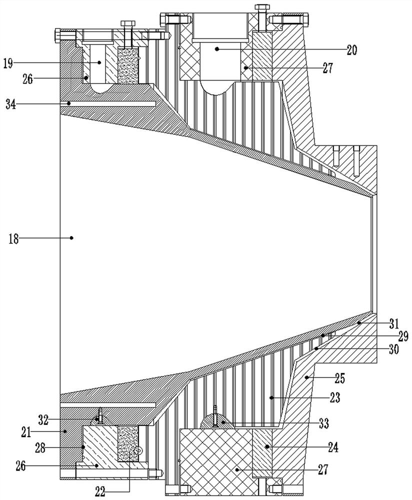 A kind of 3lpe coating equipment for hot-simmering bent pipe coating