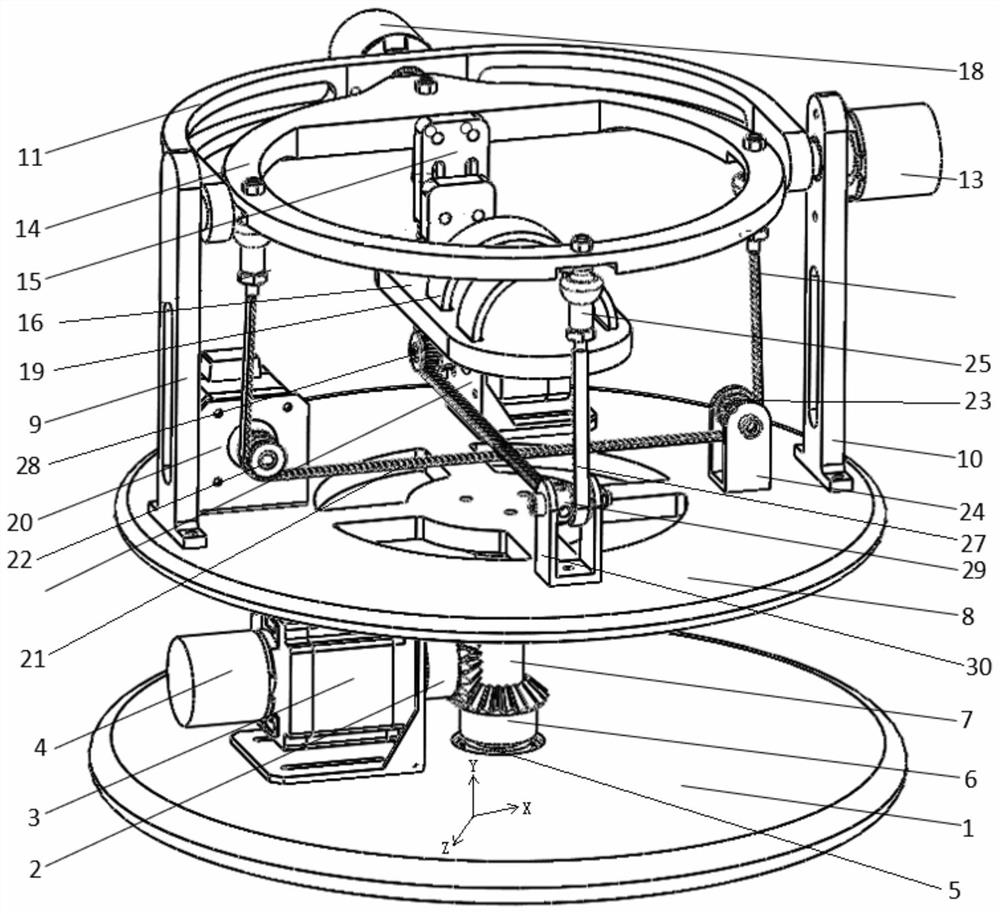 Series-parallel flexible ankle joint rehabilitation device