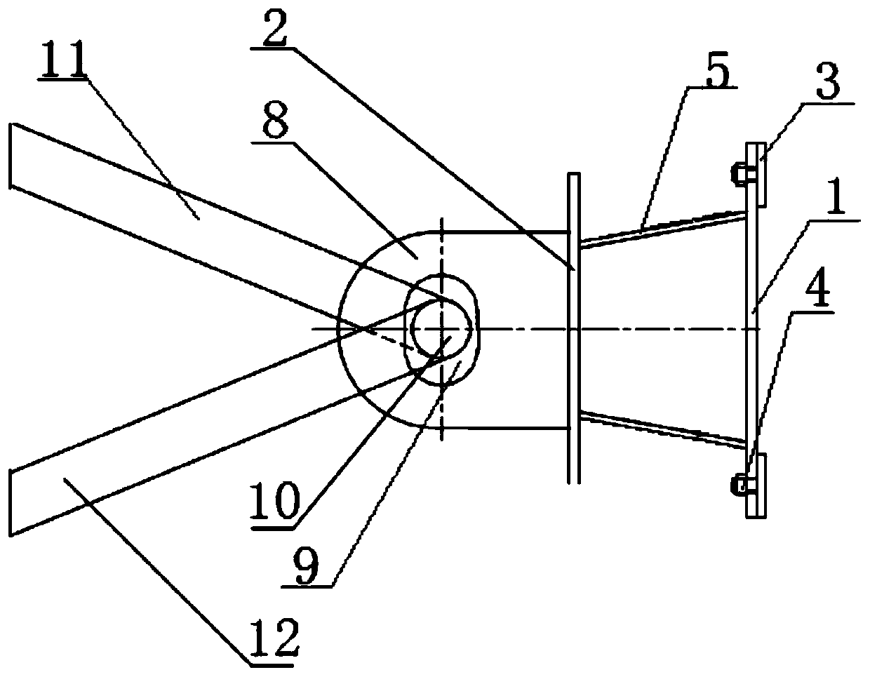 Flexible supporting device for pump pipe of film type LNG land storage tank