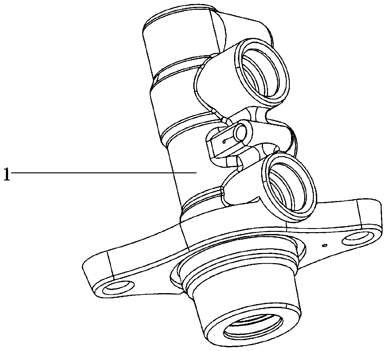 Sealing mechanism for high-pressure detection of TMC master cylinder