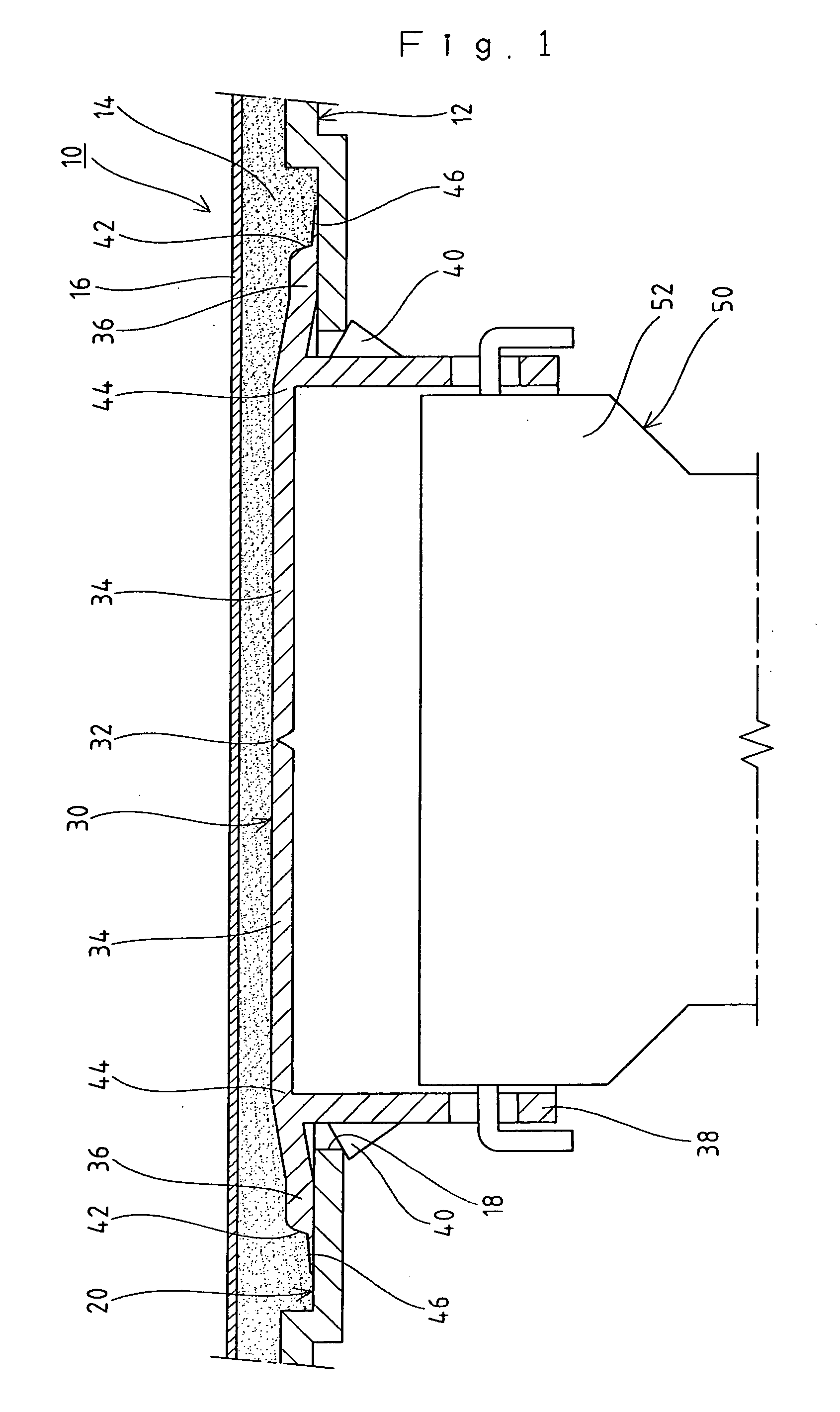 Molded member with foamed body