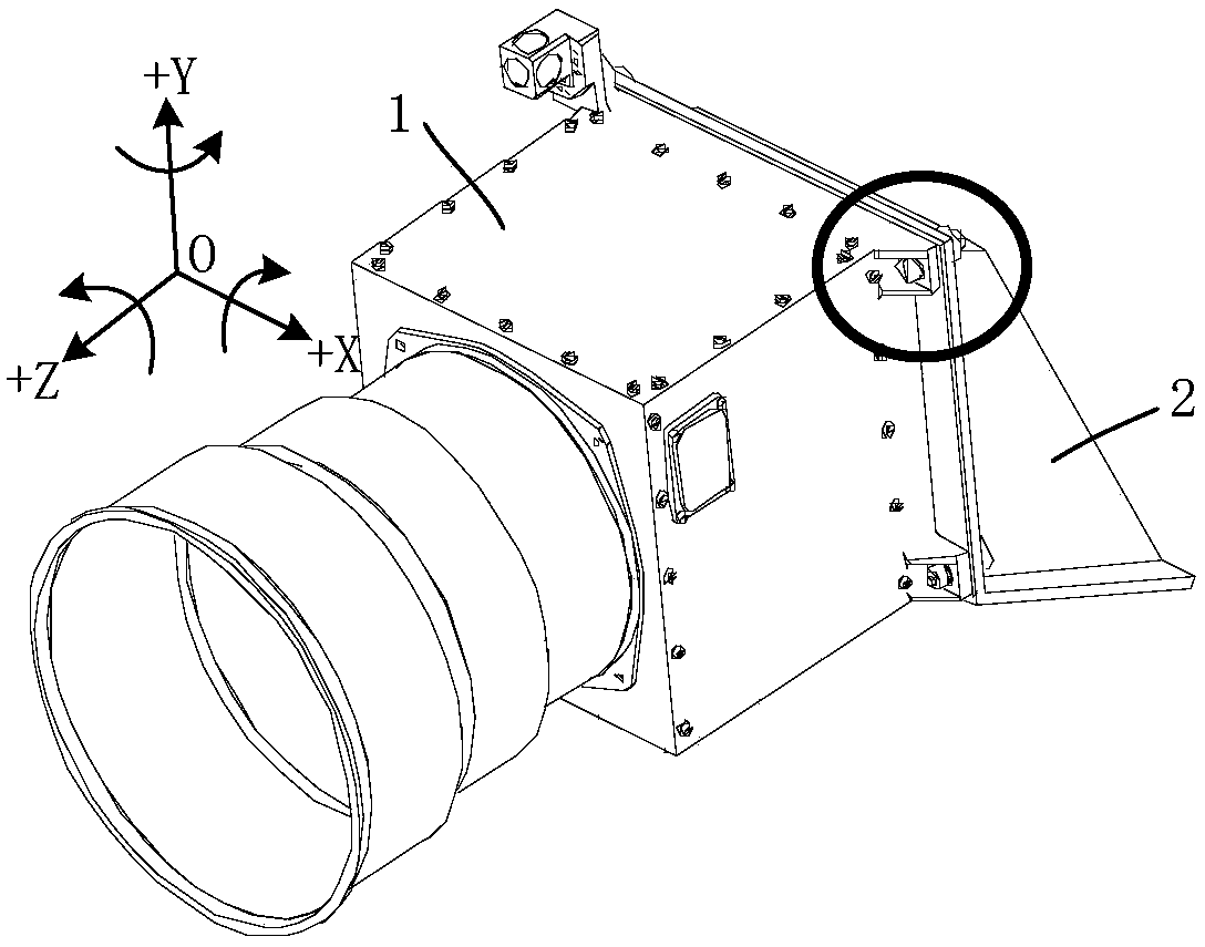 High-precision and high-stability mounting method for satellite-borne star sensor