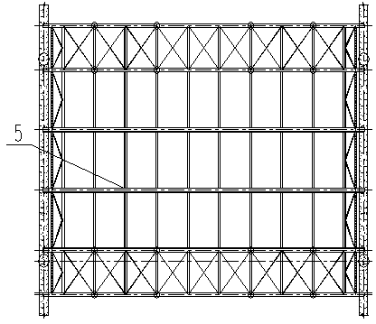 Extensible high-altitude conjoined steel structure