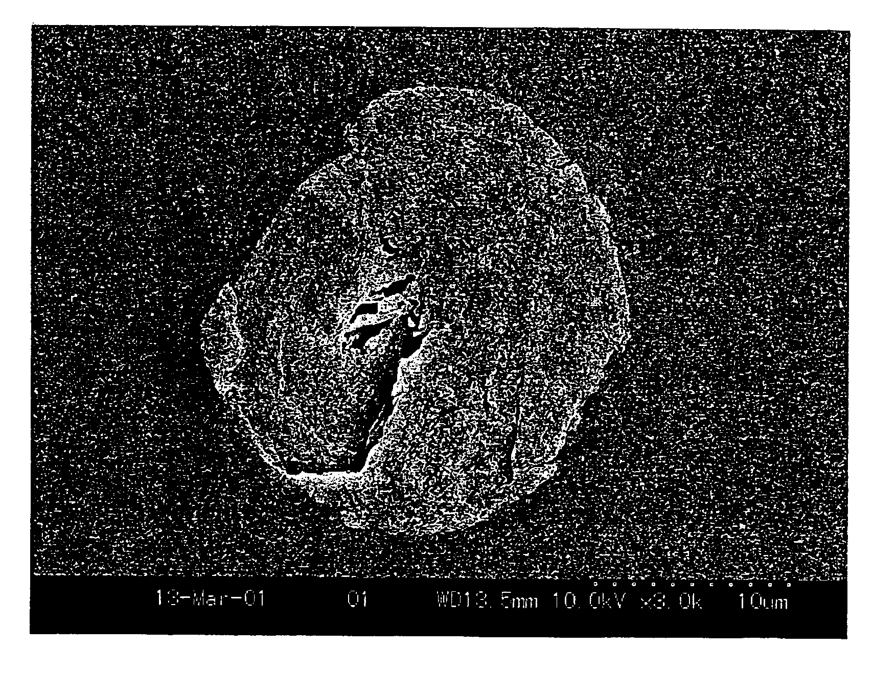 Graphite particles and process for production thereof