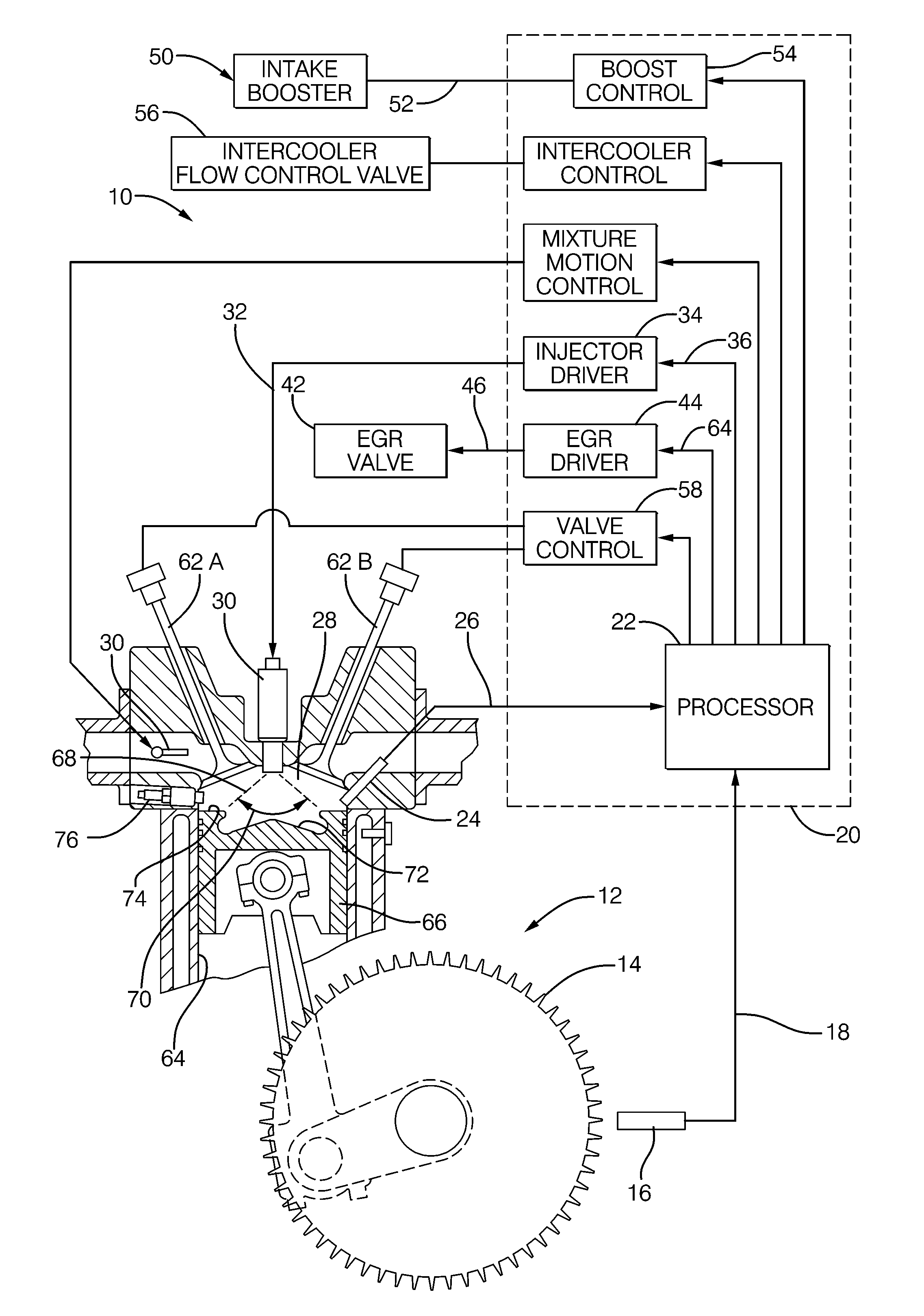 High-Efficiency Internal Combustion Engine and Method for Operating Employing Full-Time Low-Temperature Partially-Premixed Compression Ignition with Low Emissions