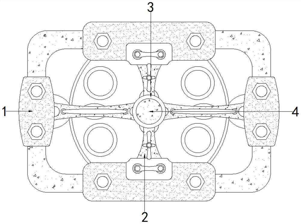 Corn starch extraction separation device