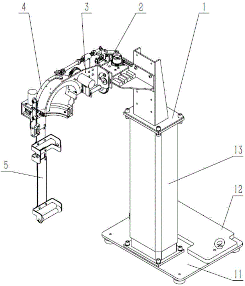 Bionic shoulder joint movement rehabilitation training apparatus