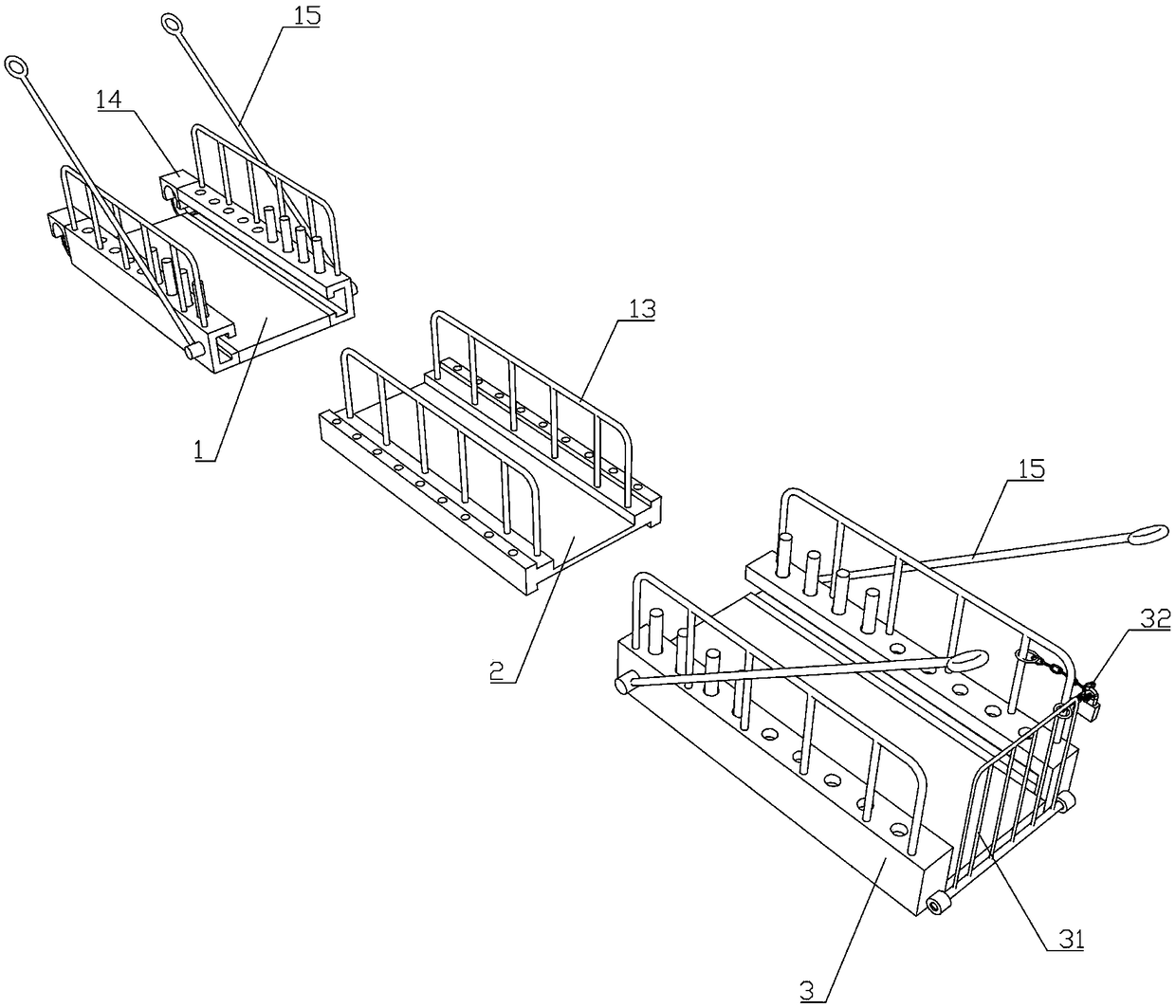 Tower crane temporary passage and mounting method thereof