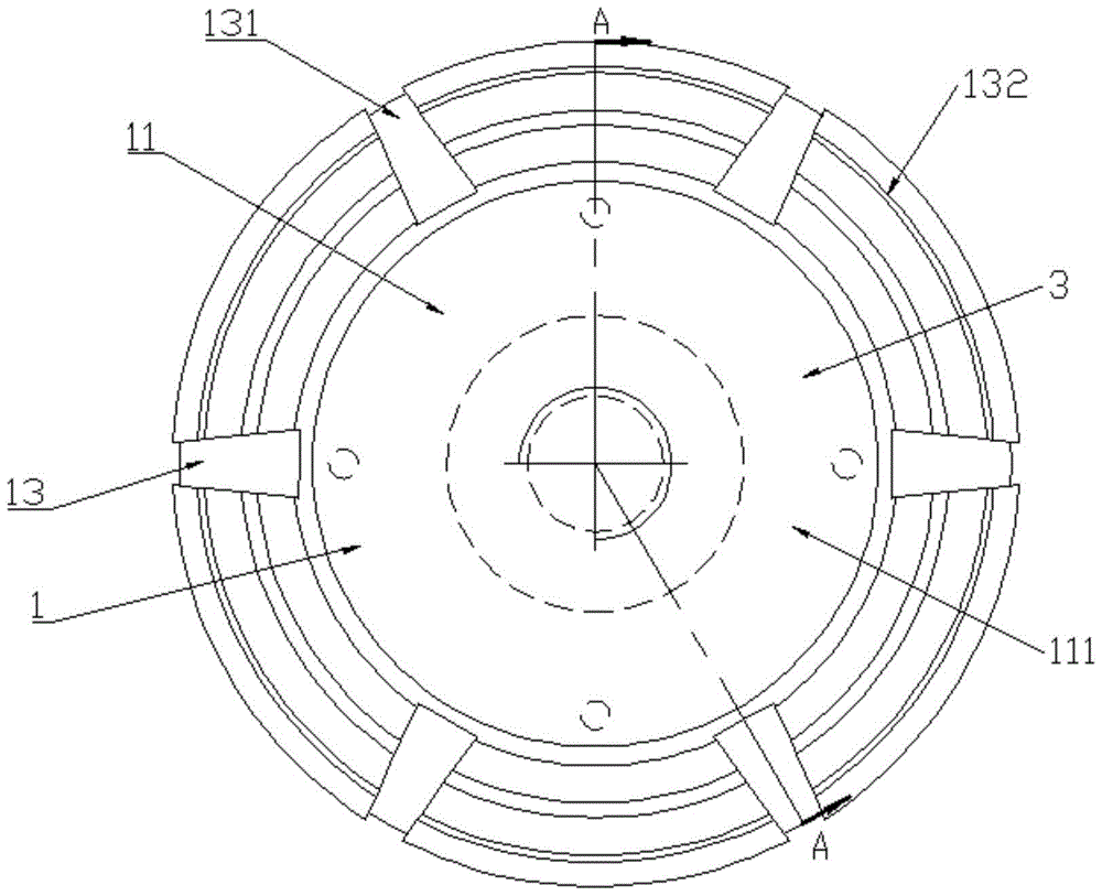 A kind of active cooling grinding wheel