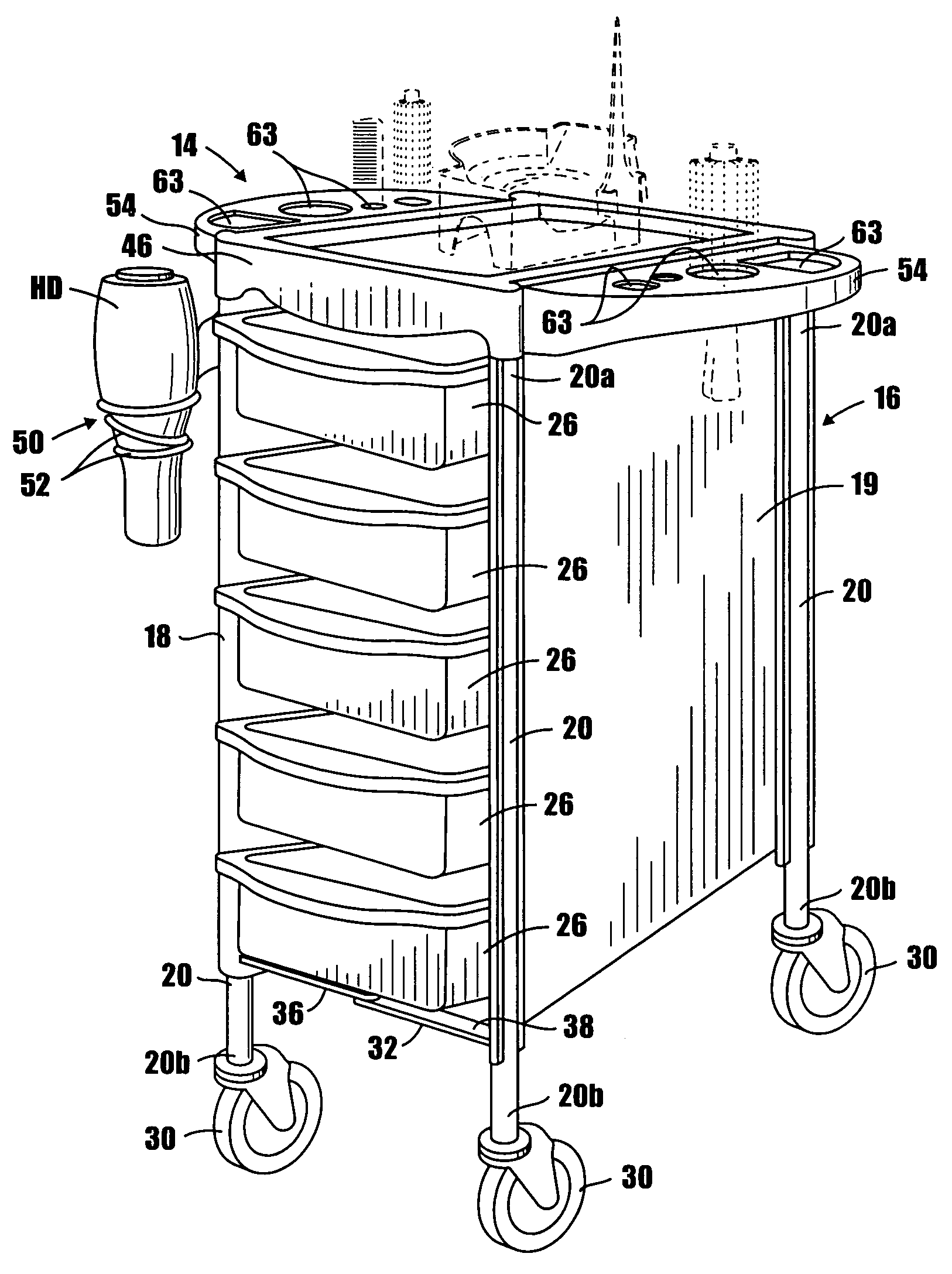 Foldable trolley