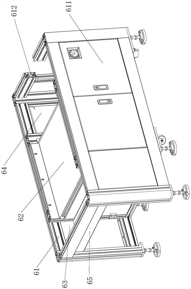 Feeding device of blood testing machine